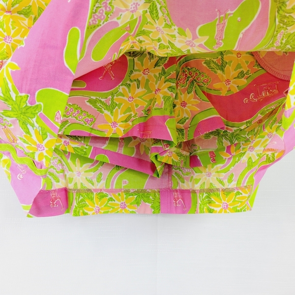 Vintage Lilly Pulitzer Golf Print Skort size 4 - Picture 3 of 6